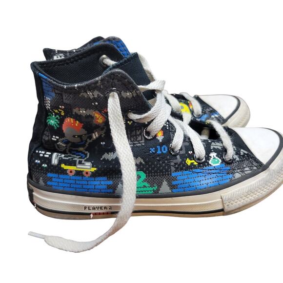 CONVERSE All Star Chuck Taylor size 13 Gamer HighTop Ready Player One Sneakers - Picture 4 of 10